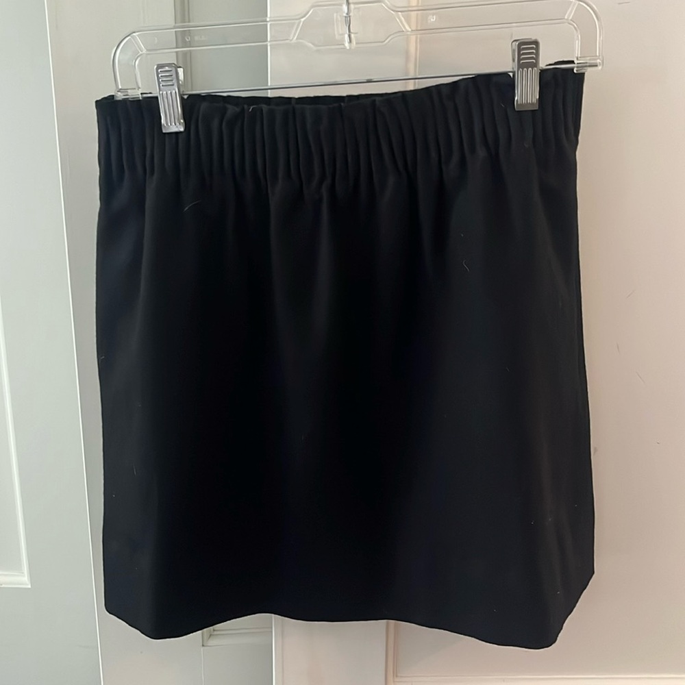 Jcrew wool black mini skirt. Perfect condition